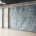 Continuous tile sliding display stand