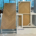 Simple pull-out rotating tile display stand