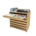 wood-grain plywood display cabinet